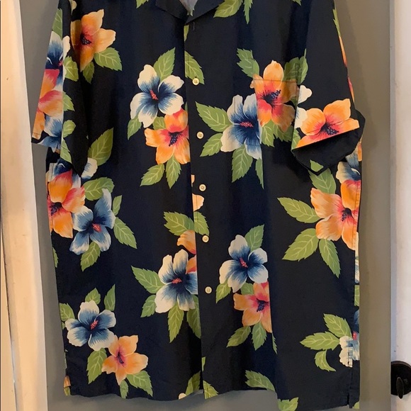 Vintage Nautica 100%Cotton Hawaiian Shirt - Picture 2 of 3